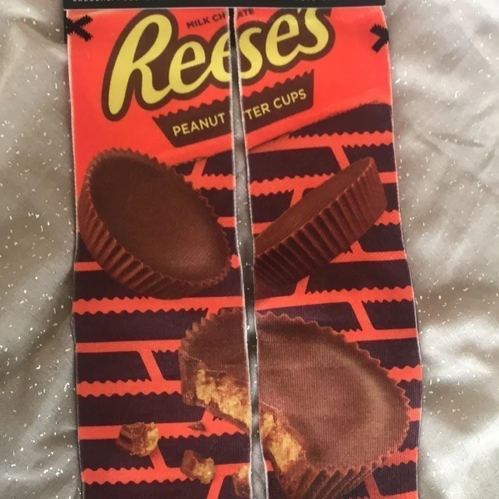 Brand New Odd Sox Reese’s Peanut Butter Cup Crew Socks